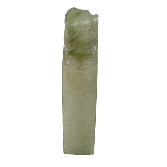 Chinese Jade Stone Seal Carving of a Foo Dog Vintage - Picture 3 of 7